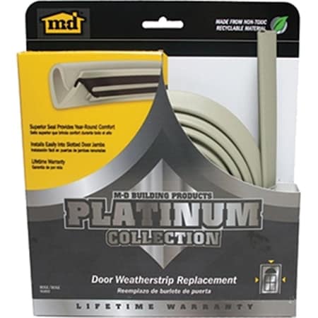 Cool Kitchen 91892 84 in. Beige Platinum Collection Replacement Door Weatherstrip - Beige - 84 in. CO3571378